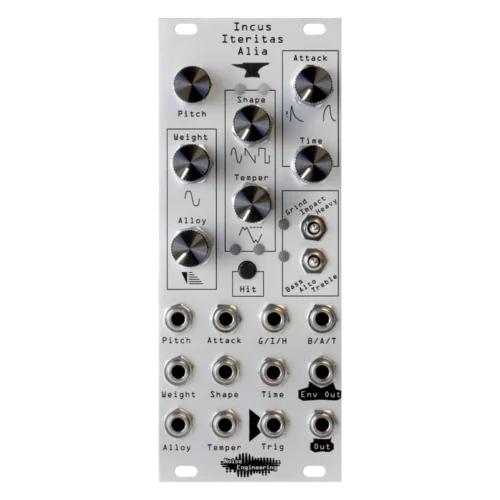 Noise Engineering Incus Iteritas Alia Eurorack Percussion Voice Module (Silver)
