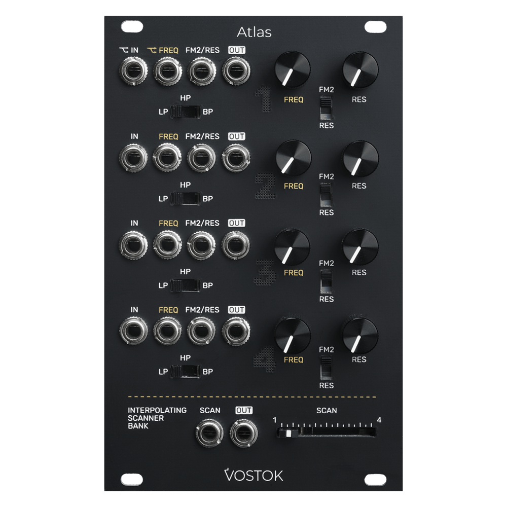 Vostok Instruments Atlas Eurorack Quad Multimode Filter Module