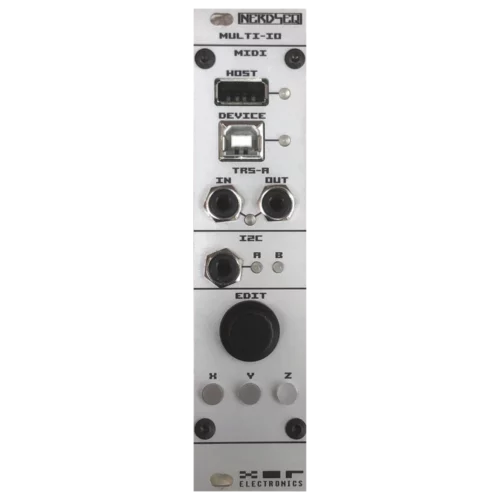 XOR Electronics NerdSEQ Multi-IO Expander Eurorack Module (Silver)