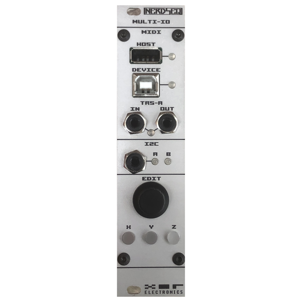 XOR Electronics NerdSEQ Multi-IO Expander Eurorack Module (Silver)