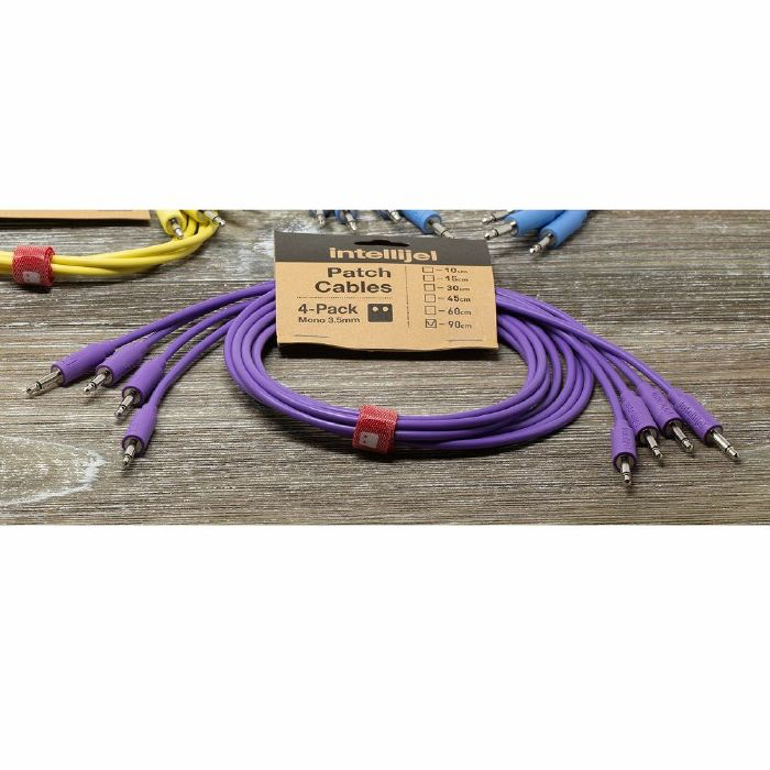 Intellijel Eurorack Patch Cables (90cm – 4 Pack – Purple)