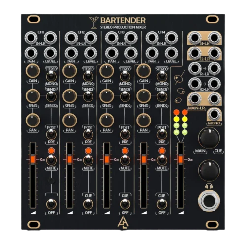 After Later Audio Bartender Eurorack Four Channel Expandable Mixer Module