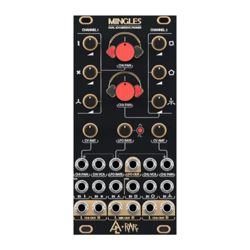 After Later Audio Mingles Eurorack Dual 3 Channel Panning Mixer Module