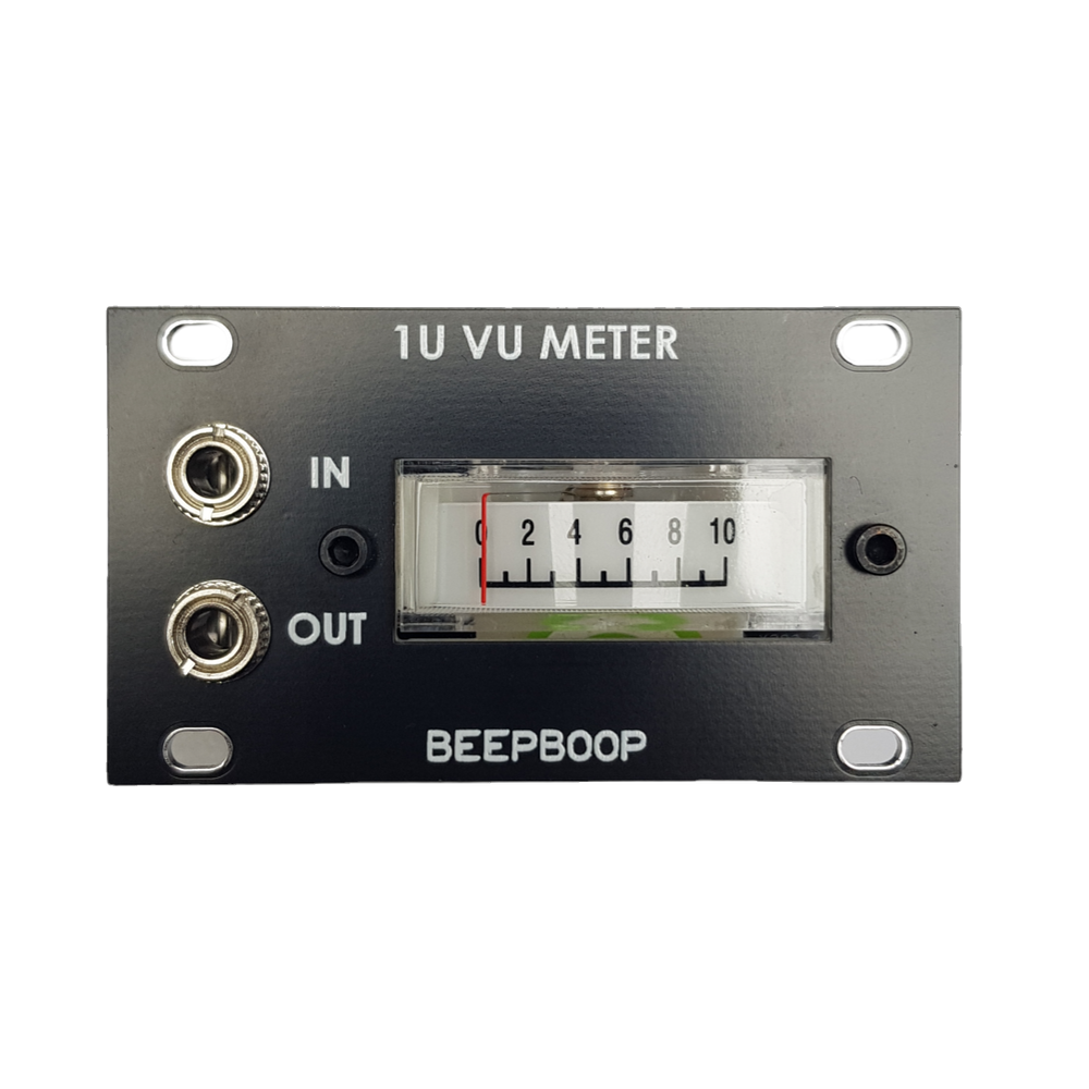BeepBoop Electronics 1U Analogue VU Meter Eurorack Module