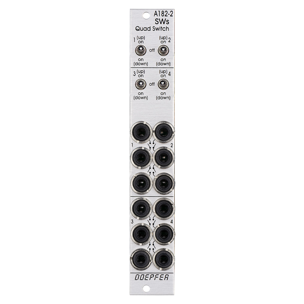 Doepfer A-182-2 Eurorack Quad Passive Switch Module