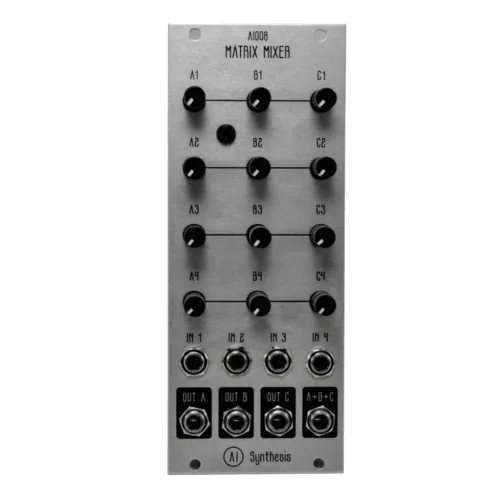 AI Synthesis AI008 Eurorack Matrix Mixer Module (Silver)