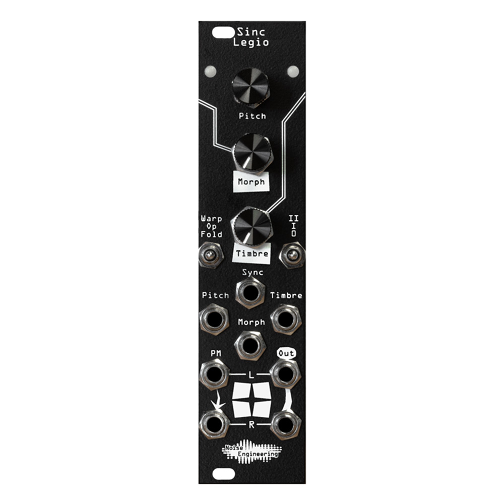 Noise Engineering Sinc Legio Eurorack Stereo Oscillator Module (Black)