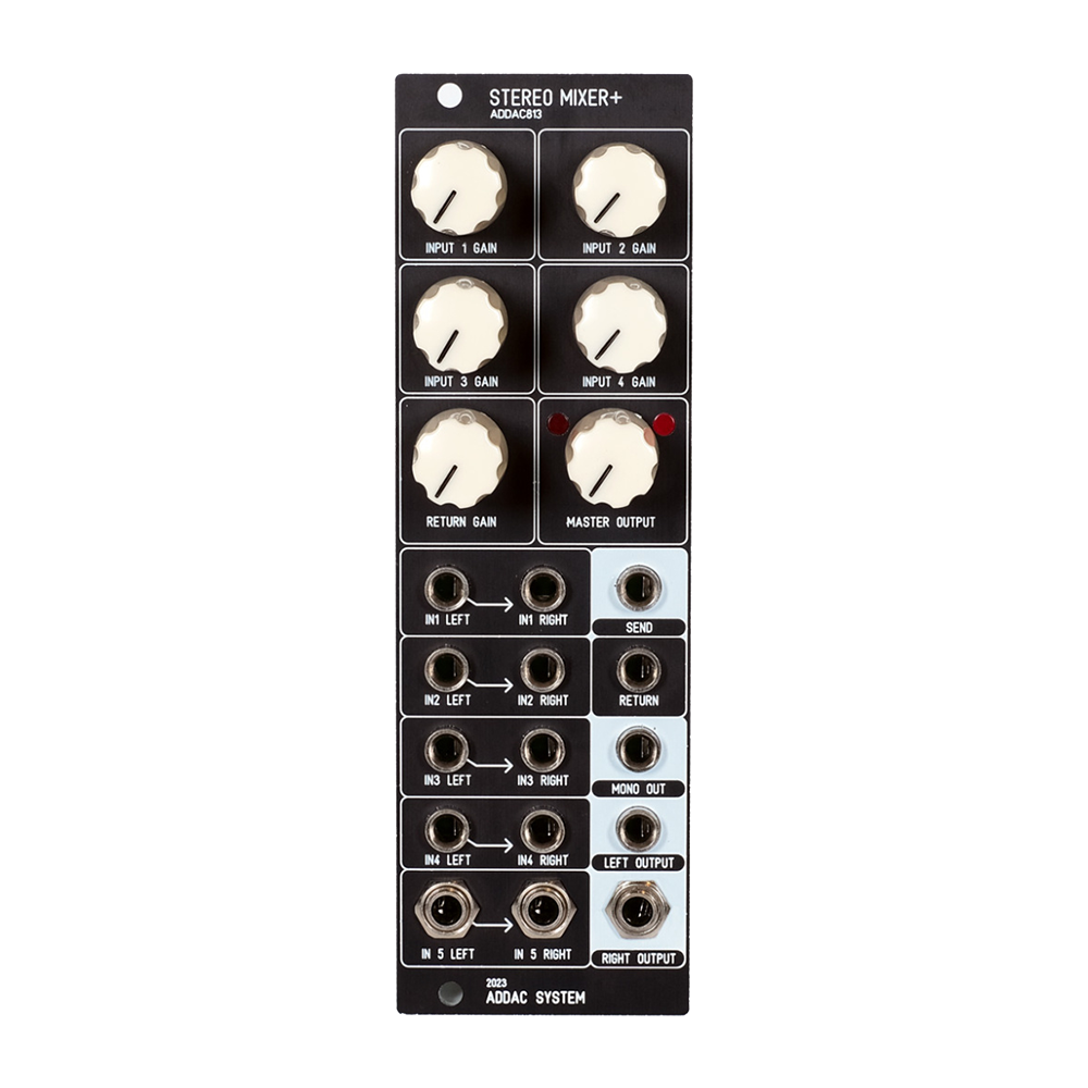 ADDAC 813 Stereo Mixer+ Eurorack Module
