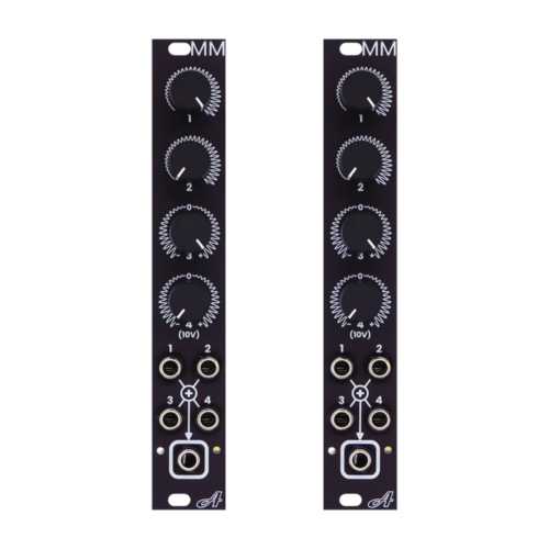 AtoVproject MMx2 Eurorack Matrix Mixer Utility Module (Black)