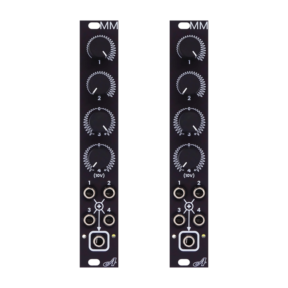 AtoVproject MMx2 Eurorack Matrix Mixer Utility Module (Black)