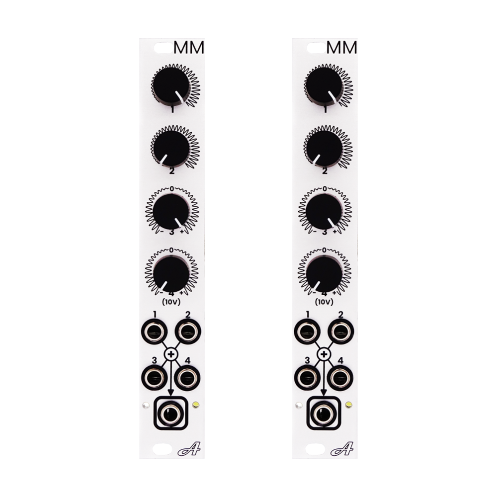 AtoVproject MMx2 Eurorack Matrix Mixer Utility Module (Silver)