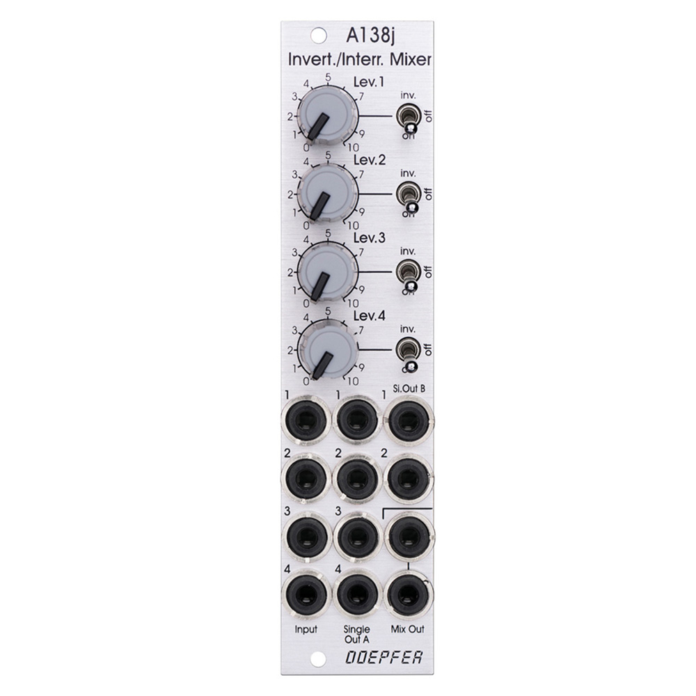 Doepfer A-138-J Eurorack Inverting/Interrupting Mixer Module