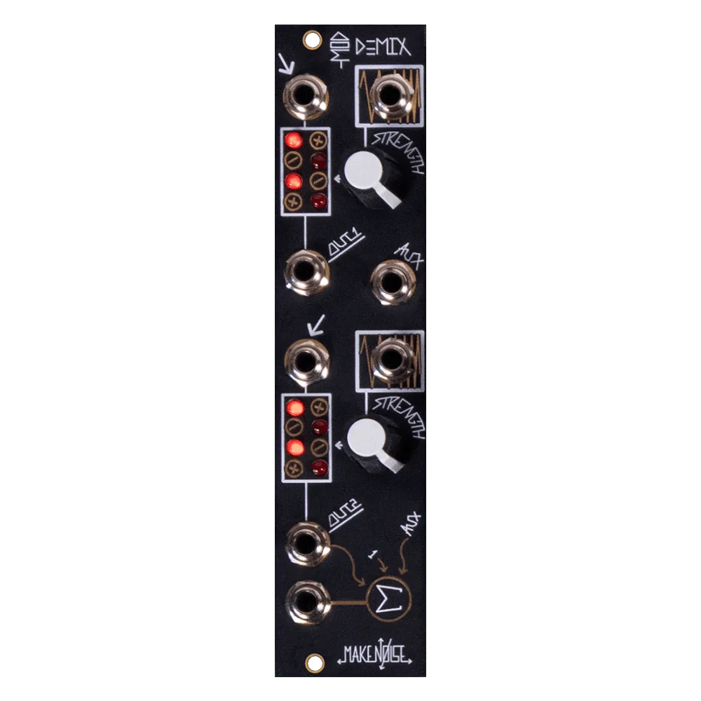 Make Noise modDemix Eurorack Ring Modulator and VCA Module (Black