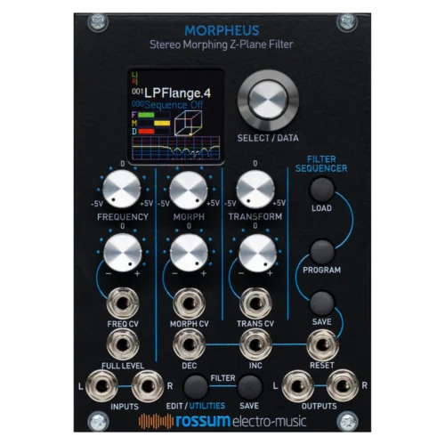 Rossum Electro-Music Morpheus Eurorack Z-Plane VCF Module (Black)