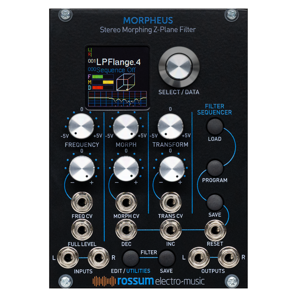 Rossum Electro-Music Morpheus Eurorack Z-Plane VCF Module (Black)