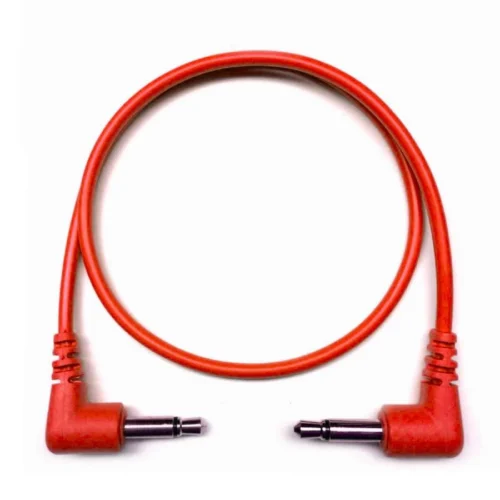 Tendrils Right Angled Eurorack Patch Cable (6 Pack – 60cm – Red)