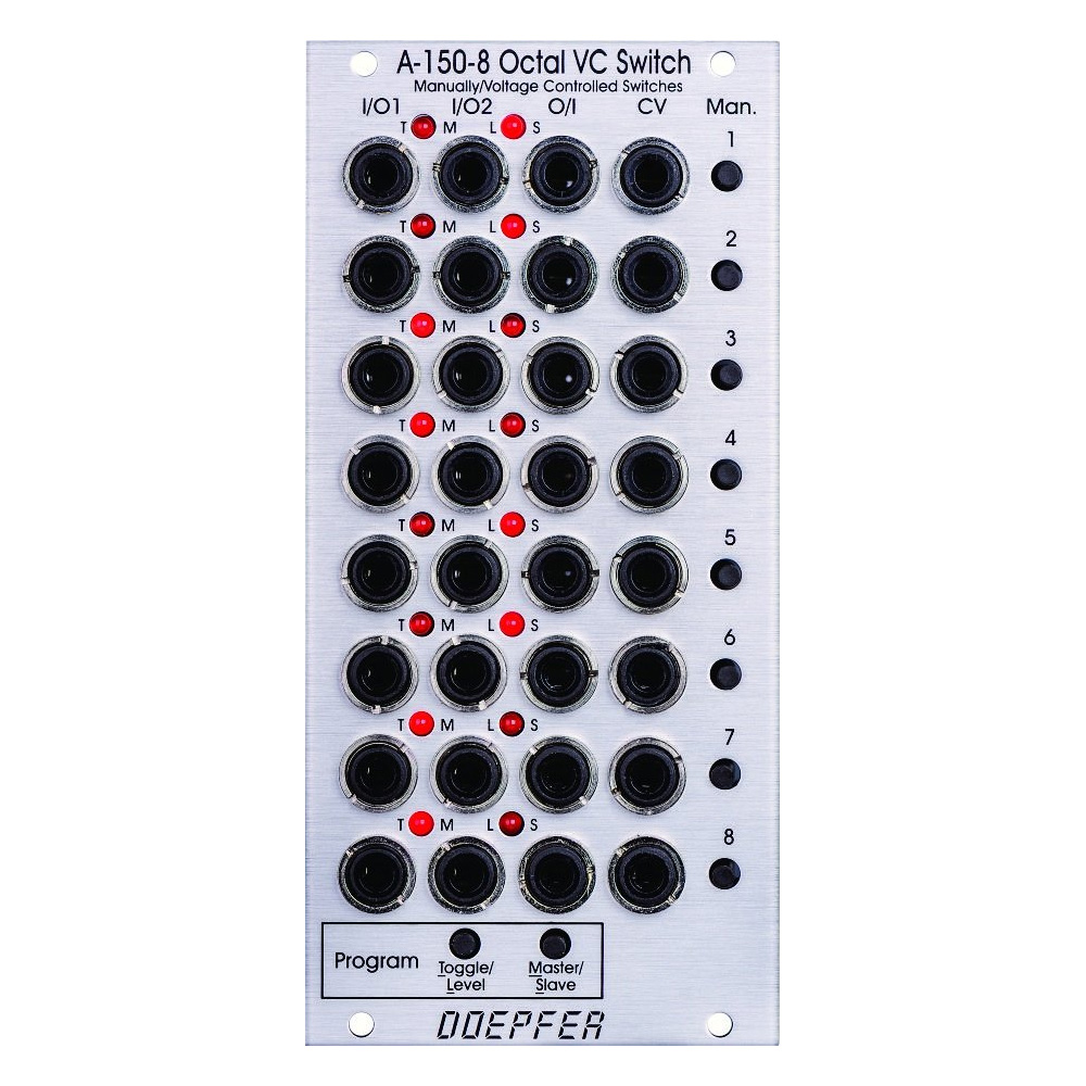 Doepfer A-150-8 Octal Eurorack Programmable Switches Module