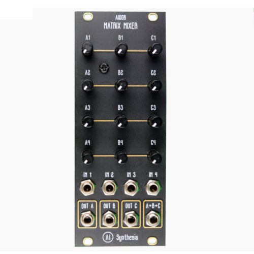 AI Synthesis AI008 Eurorack Matrix Mixer Module (Black)