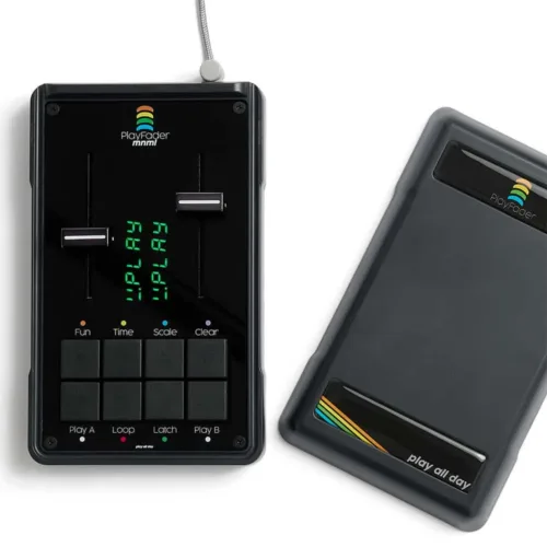 Play All Day PlayFader mnml Cr24 Edition 2-Channel CV & MIDI Portable Sequencer (Black)