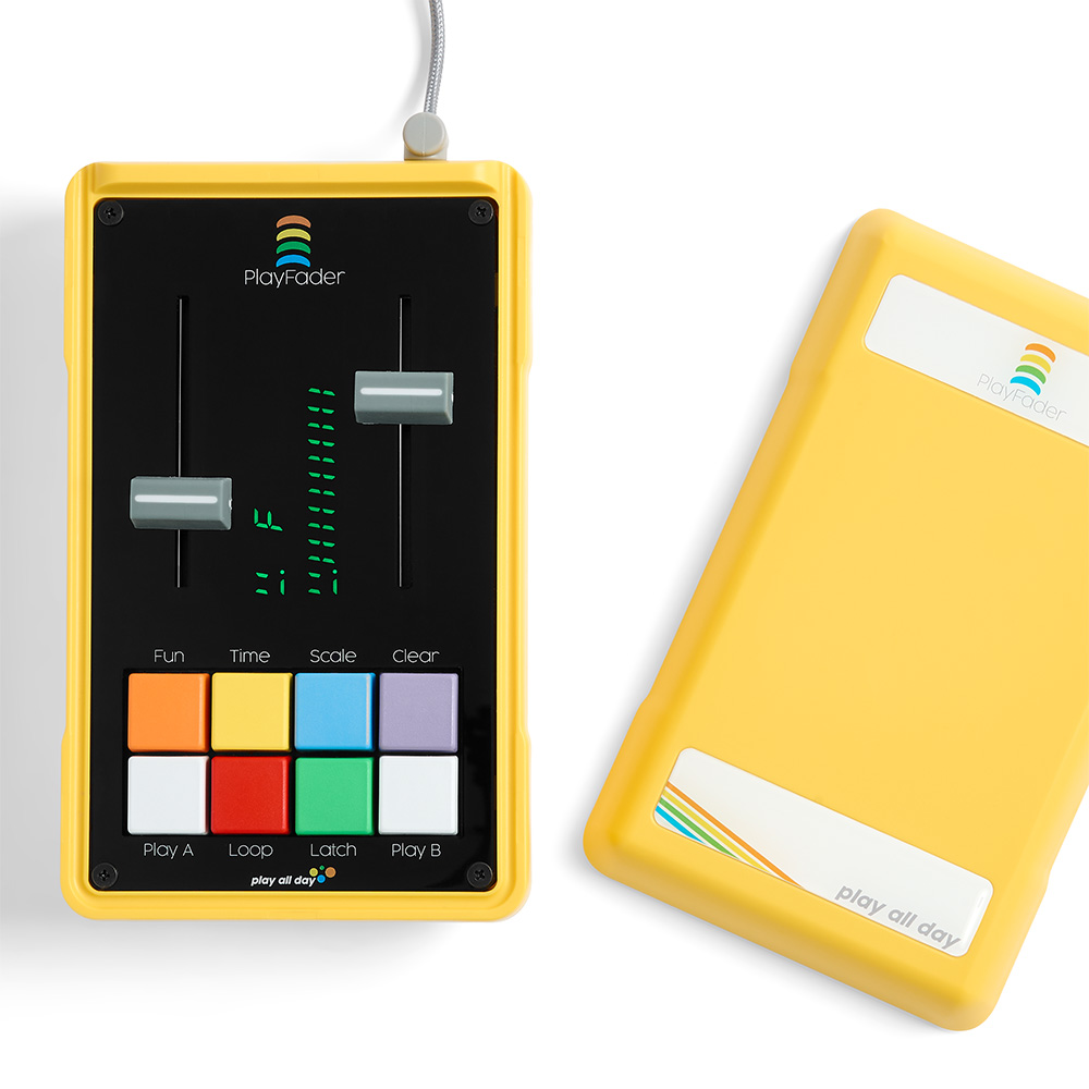 Play All Day PlayFader 2-Channel CV & MIDI Portable Sequencer (Yellow)
