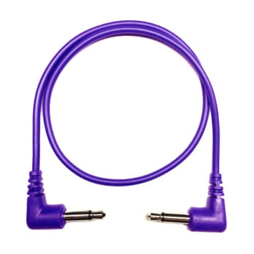 Tendrils Right Angled Eurorack Patch Cable (6 Pack – 30cm – Purple)