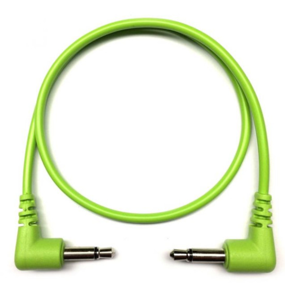 Tendrils Right Angled Eurorack Patch Cable (6 Pack – 90cm – Lime)