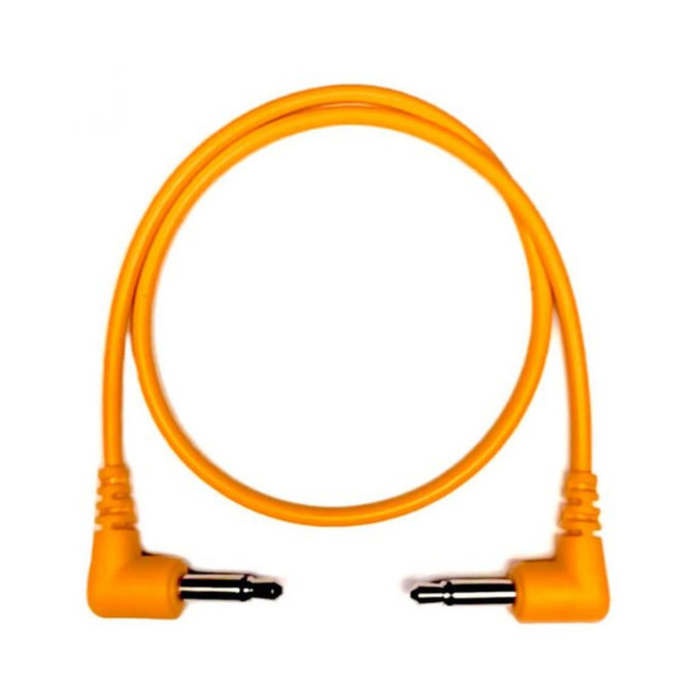 Tendrils Right Angled Eurorack Patch Cable (6 Pack – 60cm – Orange)