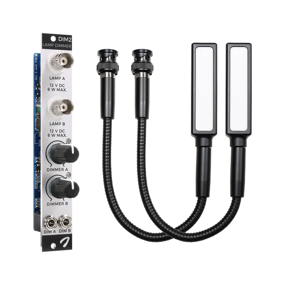 Joranalogue Dim 2 Eurorack Dual BNC Lamp Dimmer Module