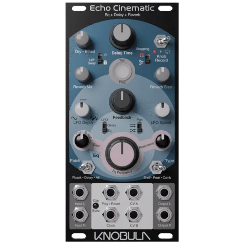 Knobula Echo Cinematic Eurorack Stereo FX Module