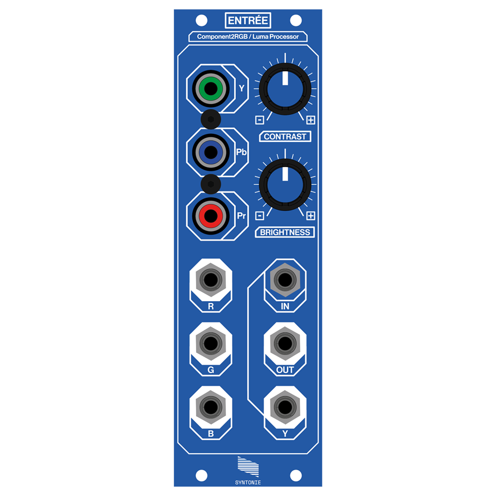 Syntonie Entrée RGB Converter Luma Processor Video Eurorack Module