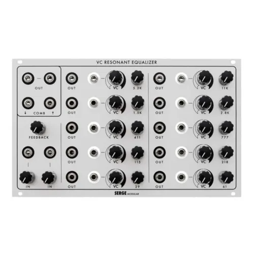 Serge/Random Source VC Resonant EQ Euroack Module (VCRESEQ)