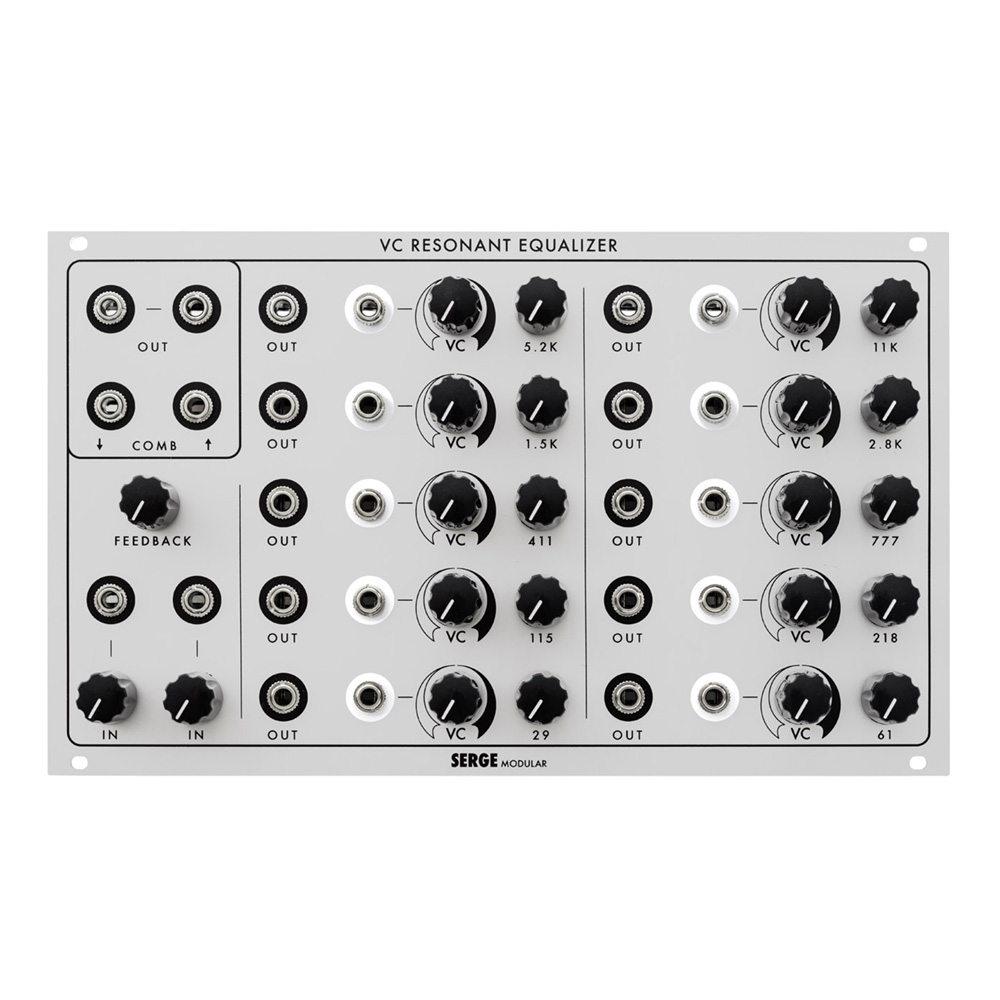 Serge/Random Source VC Resonant EQ Euroack Module (VCRESEQ)