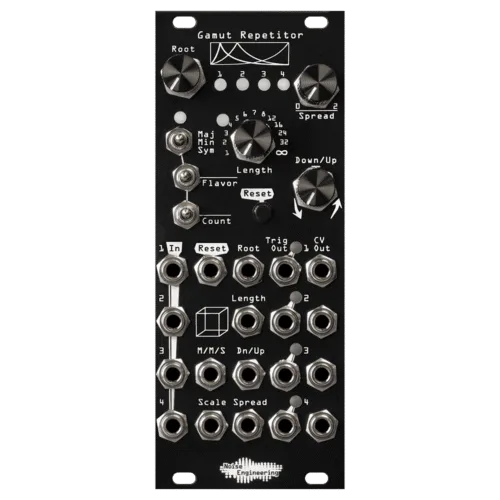 Noise Engineering Gamut Repetitor Eurorack Four Channel Generative Sequencer Module (Black)