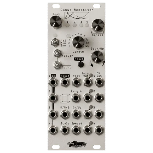 Noise Engineering Gamut Repetitor Eurorack Four Channel Generative Sequencer Module (Silver) [Ex-Demo]