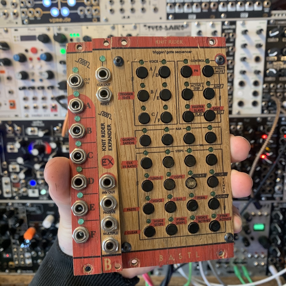 Bastl Instruments Knit Rider Bundle Eurorack Trigger Sequencer Module (Wood) [Ex-Demo]