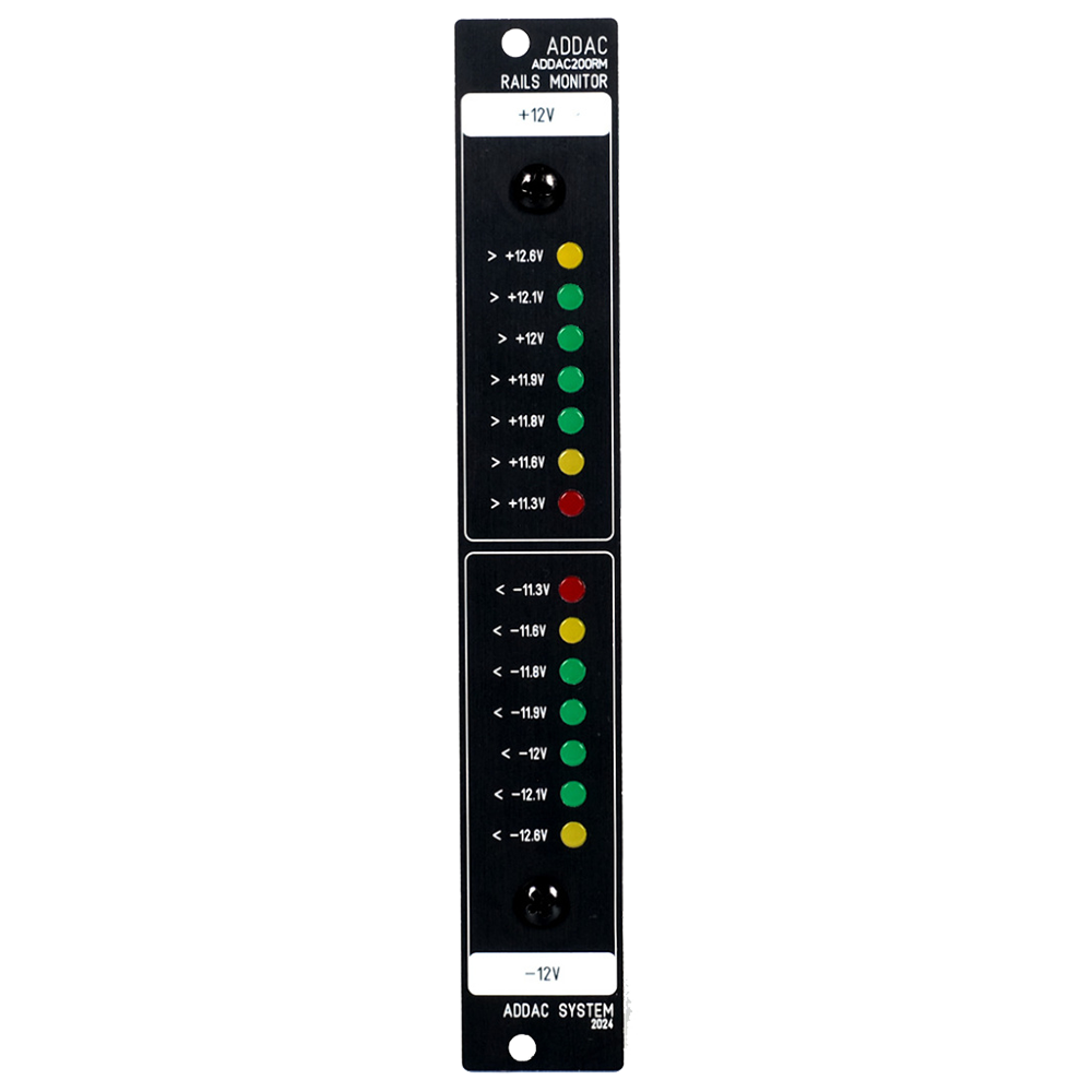 ADDAC 200RM Rails Monitor Eurorack Module