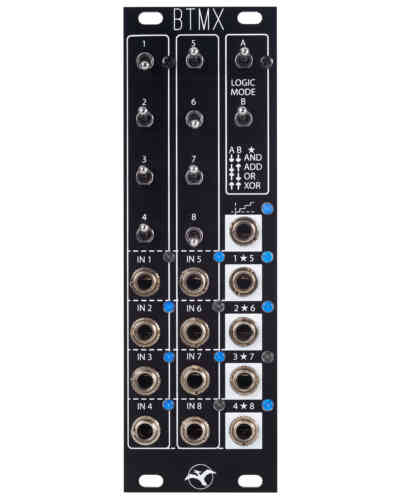 Schlappi Engineering BTMX Eurorack 4 Channel Logic Module (Black)