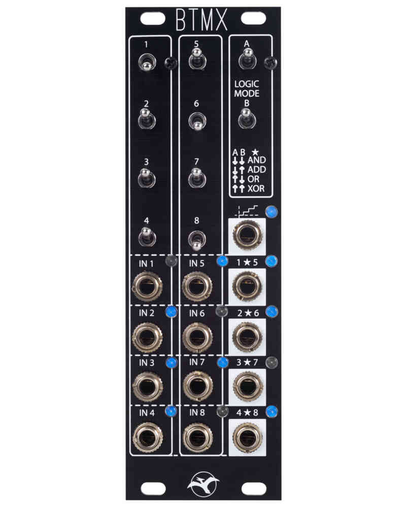 Schlappi Engineering BTMX Eurorack 4 Channel Logic Module (Black)