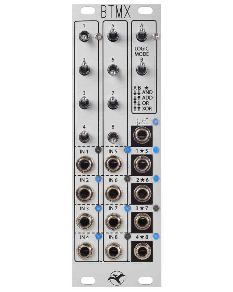 Schlappi Engineering BTMX Eurorack 4 Channel Logic Module (Silver)