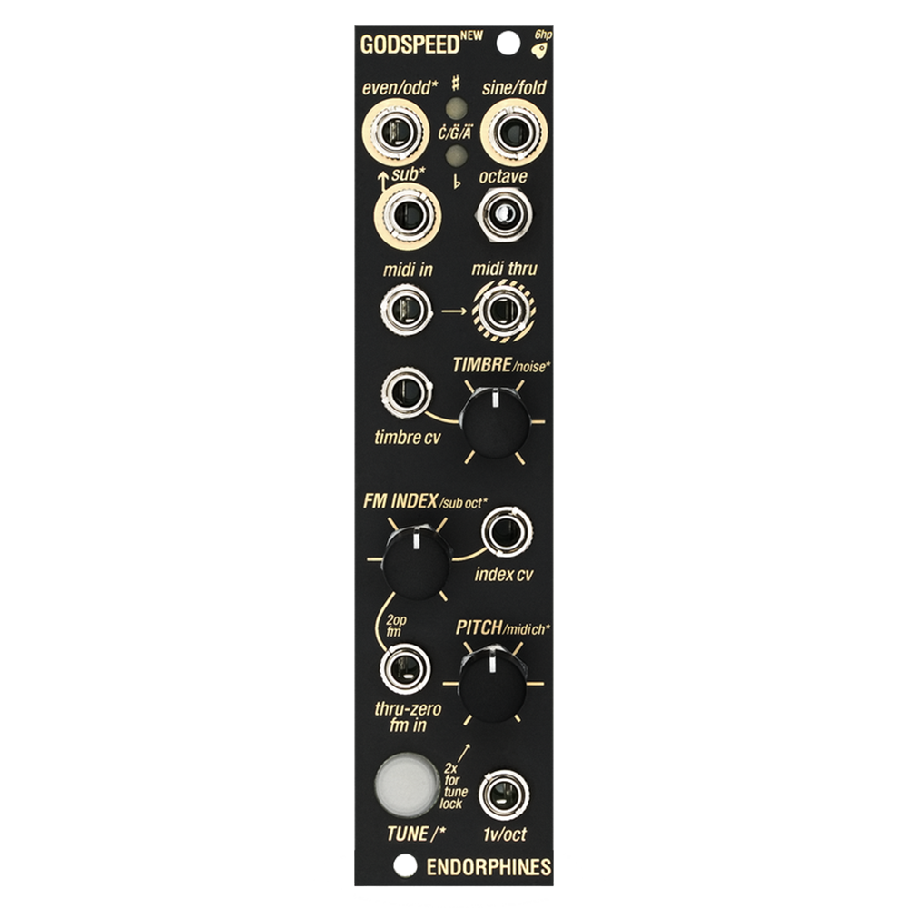 Endorphin.es New Godspeed Eurorack Oscillator Module (Black)