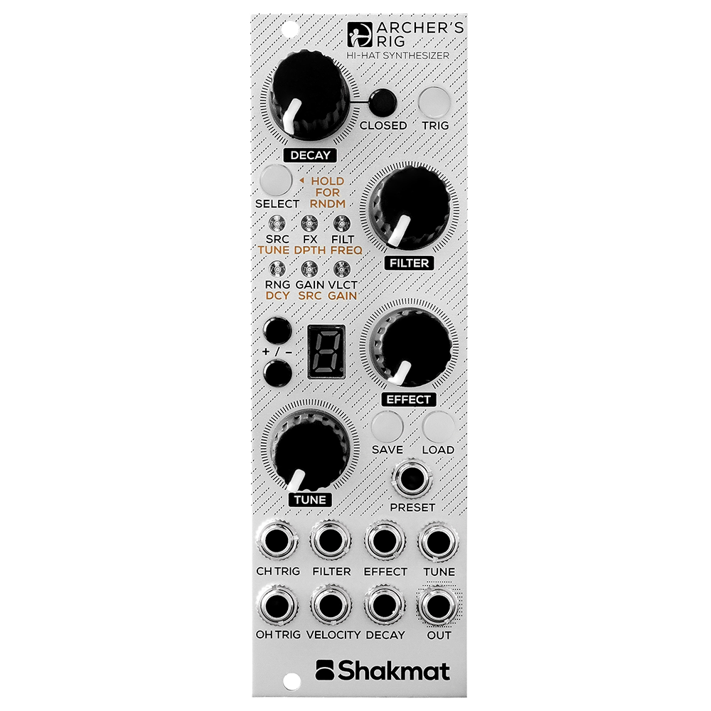 Shakmat Modular Archers Rig Eurorack Percussion Synthesiser Module