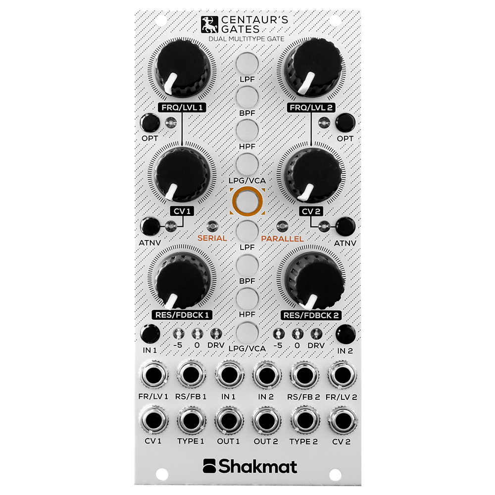 Shakmat Modular Centaur’s Gates Eurorack Multi Mode Filter VCA Module