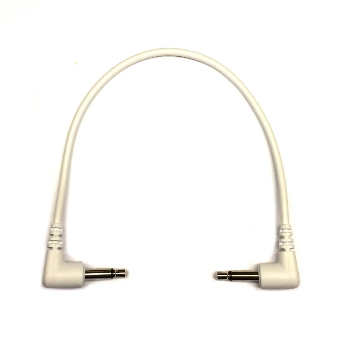 Tendrils Right Angled Eurorack Patch Cable (6 Pack - 15cm - White)
