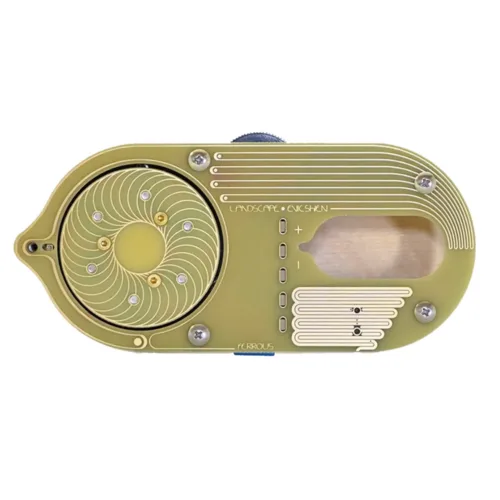 Landscape Ferrous Spinning Magnetic String Resonator - Elevator