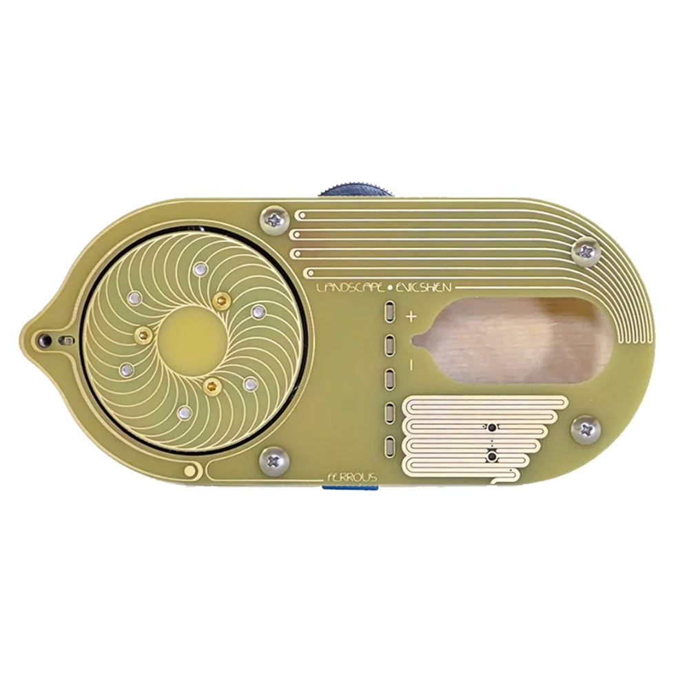 Landscape Ferrous Spinning Magnetic String Resonator - Elevator