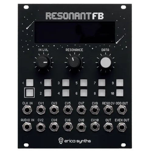 Erica Synths Graphic Resonant Filterbank Eurorack Filter Effect Module