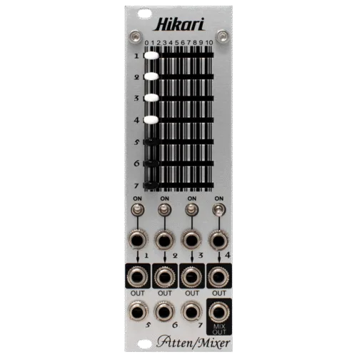 Hikari Instruments Atten/Mixer Eurorack Attenuator Mixer Module