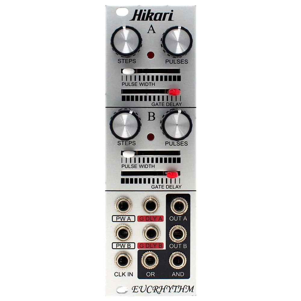 Hikari Instruments Eucrhythm Eurorack Dual Euclidian Sequencer Module