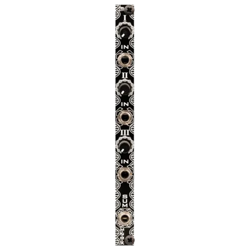 Zlob Modular Minimix Eurorack User Configurable Three Channel Mixer Module