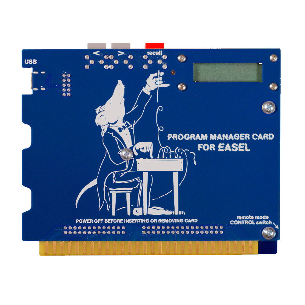 Buchla Music Easel Program Manager Card USB Interface